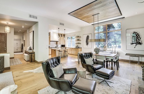 Ketchum House | Walk to Town & Trails! Luxe Mtn Retreat w/Hot Tub