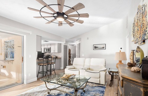 North Fort Myers House | Waterfront home on a canal with saltwater pool, great patio, views & AC