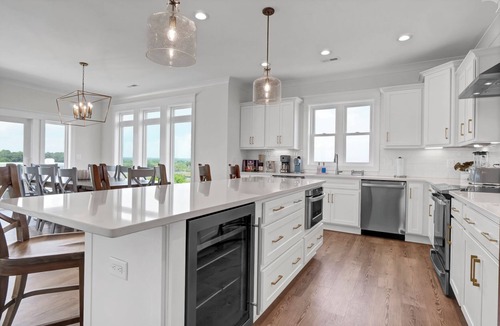 North Topsail Beach House | Waterfront Bliss: Luxe Retreat w/Private Pool and Event Space!