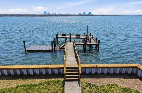 Brigantine House | Waterfront Views & Boat Dock Spacious Home on Bay