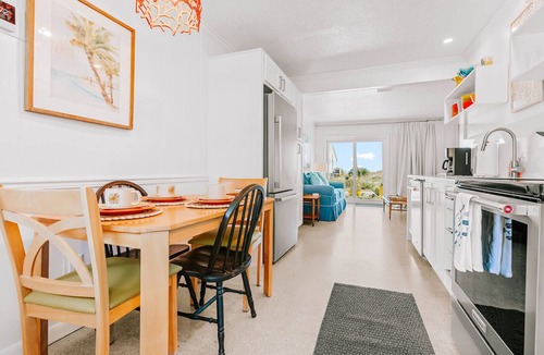 Ocean Cay Apartment | 🌴 Your private island getaway for up to 8 guests 🌴 Perfect for 2 families with separate upstairs & downstairs living 🌴 Heatable tropical pool and outdoor dining 🌴 Walk to 2 restaurants 🌴 2 miles to downtown Fernandina Beach