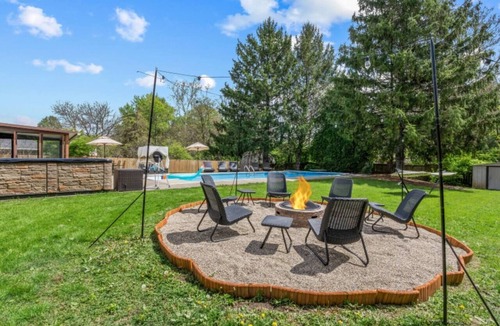 Indianapolis Villa | Zestlife-HeatedPool-LuxeEscp-ThemedRooms-GameRoom