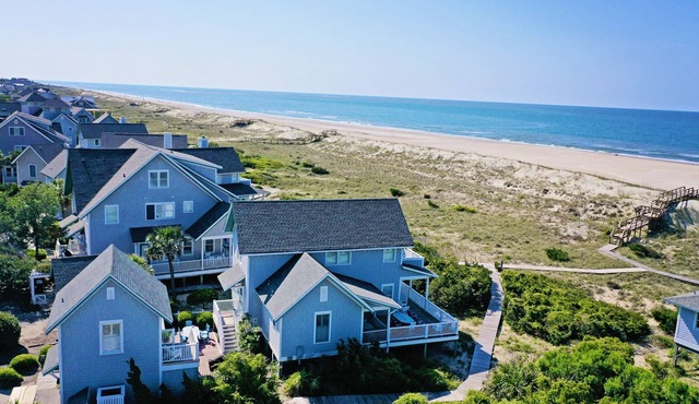 5% Off Spring Deal! Oceanfront, Private Beach Access, Killegray Ridge,Shoals&BHI Club/Golf, Crofter
