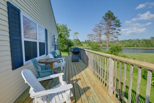 9-Acre Riverfront Home in Milbridge w/Deck & Yard