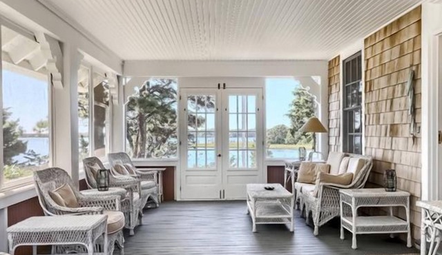 Amazing updated waterfront home located in Osterville with a private dock, elevator and AC.