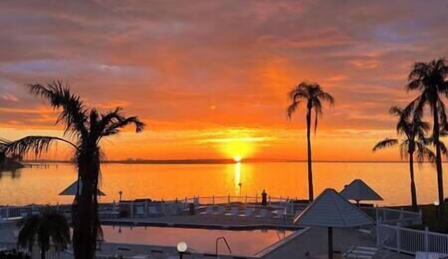 Bay & pool view min 2 Pass A Grille& St Pete beach