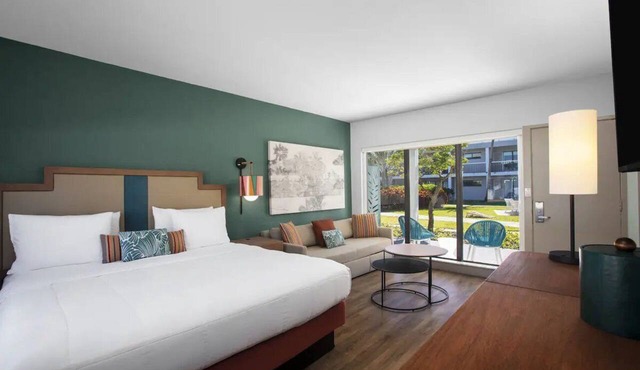 Beachcomber Junior Suite King near St. Pete Beach and Jimmy B's