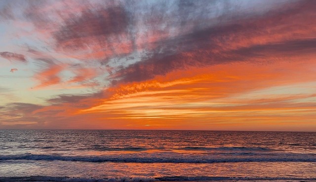 Beachside, with endless sunsets, in our modern 2-bedroom in Belleair Beach.