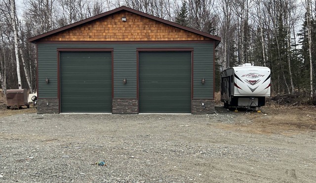 Beautiful, SPACIOUS home on five acres in the middle of the Mat-Su Valley.