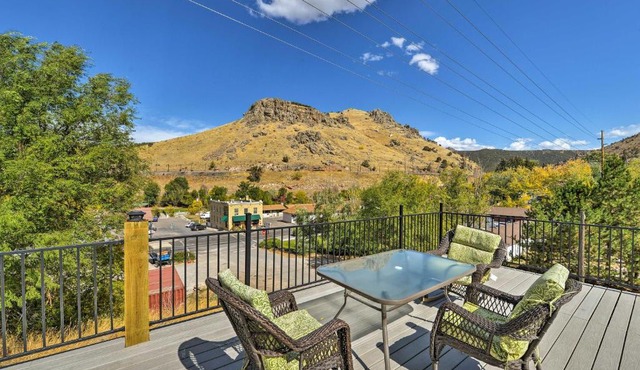 Central Lava Hot Springs Studio w/Deck & Views!