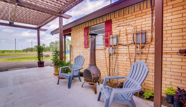 Classy San Benito Vacation Rental With Chiminea!