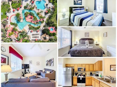 Cozy 3-Bedroom Townhome in Regal Palms Resort