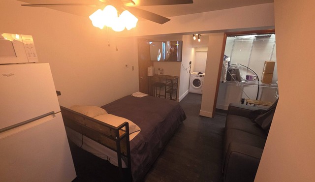 Cute & Cozy studio furnished apartment with everything you need! Clean & Safe