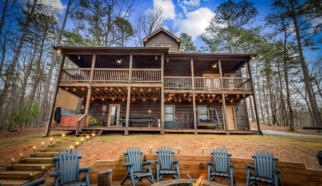 DeerWoodsLodge Hot Tub Fire Pit-Arcade-Large Groups-Family Reunion-Retreats