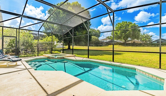 Disney Getaway, 5BR Villa, Pool, Spa, Game Room, No Rear Neighbors