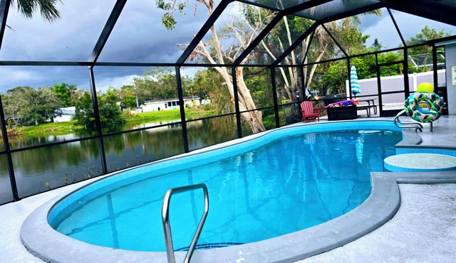 Dream Home at Sarasota Gulf Estates Heated pool