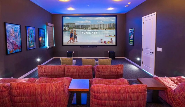 Evermore Orlando | 8 Bedroom House | Private Media Theater
