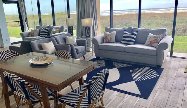 Exceptional Beachfront 3/2 on Ground Floor! Gorgeous Views!