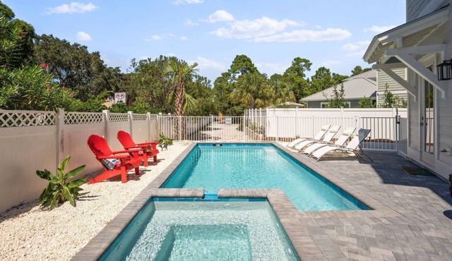 Gated Home with Pool, Hot Tub & Beach Access