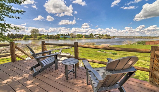 Idyllic Idaho Falls Retreat w/River Views!
