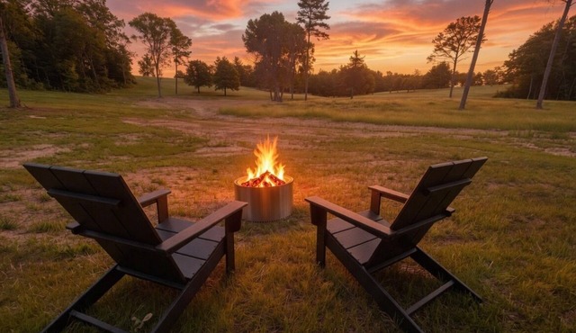 King Bedroom w/Queen Sleeper on Private Golf Course with Fire Pit