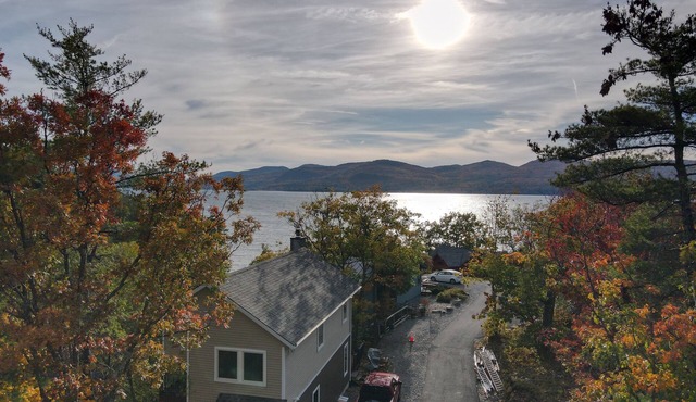 Lake George Custom Home Overlooking Beautiful Lake George
