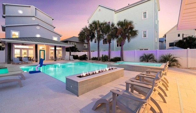Large Gulf View Home with Private Pool, Bikes, and Game Room