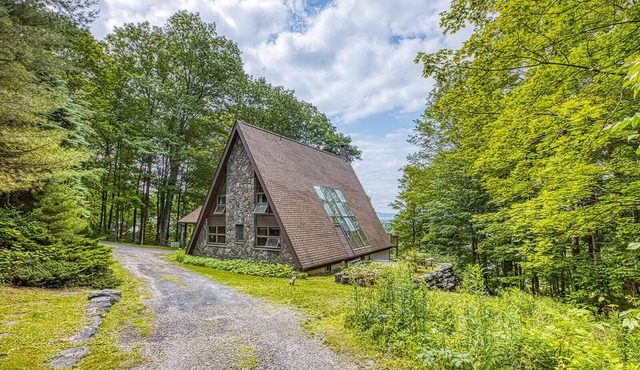 Luxury Cabin with Views & Deck besides Kennedy Park, Walk to Lenox.