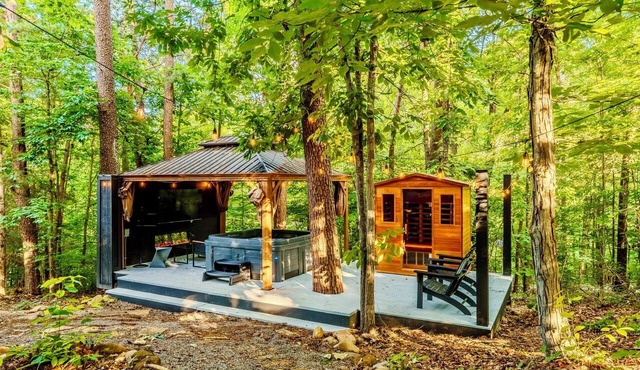 Luxury Couples Cabin | Hot Tub + Theater
