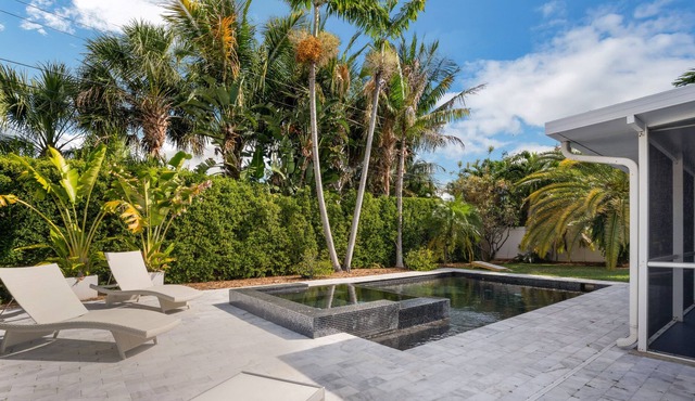 MIAMI VIBE, SLEEK, ELEGANT, POOL with Spa, 4 BD, 2 BATH, CLOSE TO BEACH 1631 NE 59PL. by RedAwning