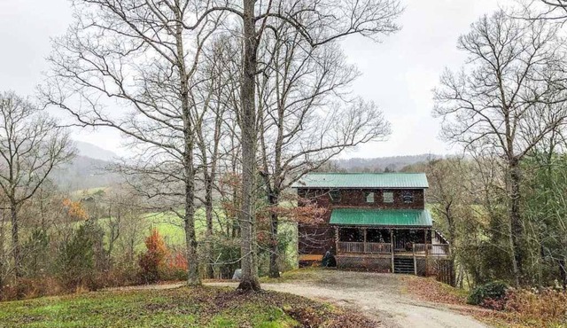 Mountain View Home w/Private Hot Tub, Game Room, & Relaxing Creek on Property