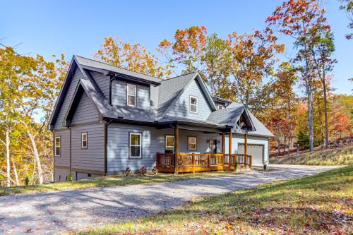 New Build! Secluded Mountain Home in Murphy