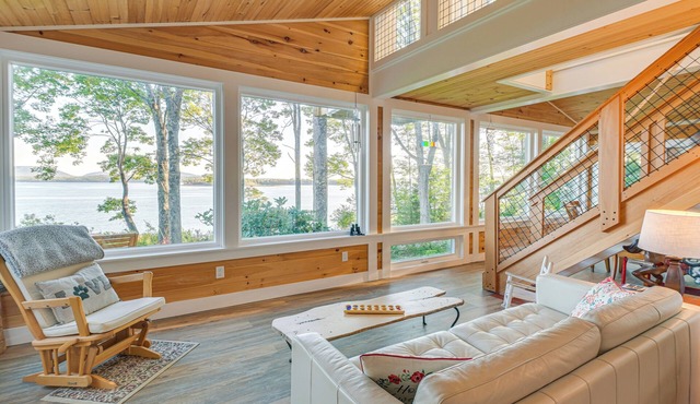 Oceanfront Frenchman Bay Home: Stunning View!