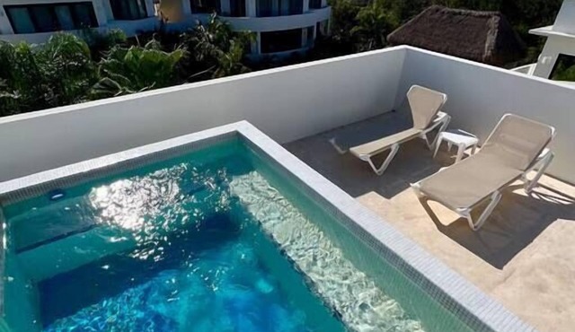 Penthouse - Private - Pool & Heated Jacuzzi & Balcony -A3021