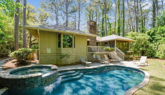 Quiet 3Br Home in the Heart of Sea Pines w/Private Pool