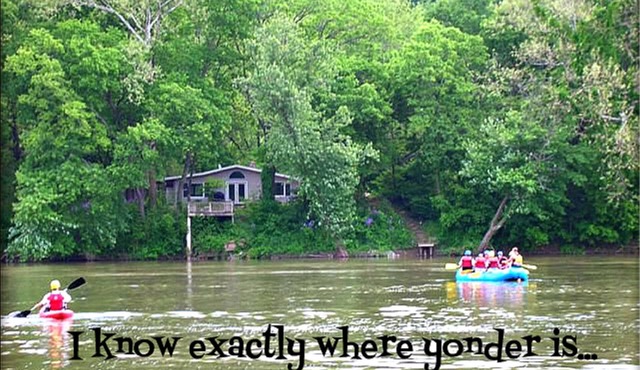 RIVERFRONT COTTAGE- The Neon Moon