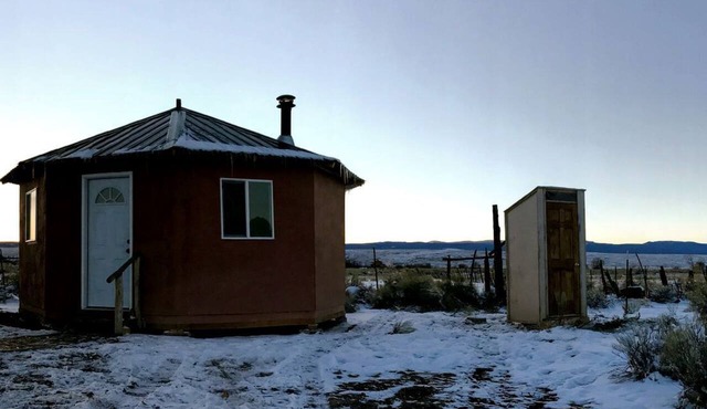 Romantic Camping Yurt on Camel Farm near Alamosa, Colorado
