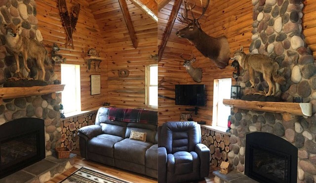 Rustic Log Cabin on the Upper Peninsula in Blaney Park, Michigan