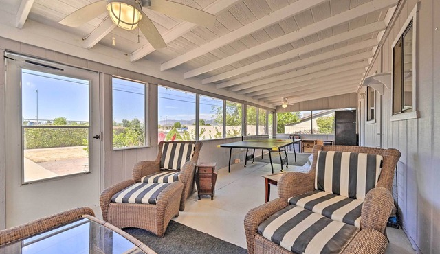 Screened Porch, Fire Pit: Prescott Pad Near Park!