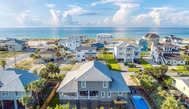 Sizzling Summer Savings! Coastal Gulf View Home w/Private Pool/Pet Friendly!