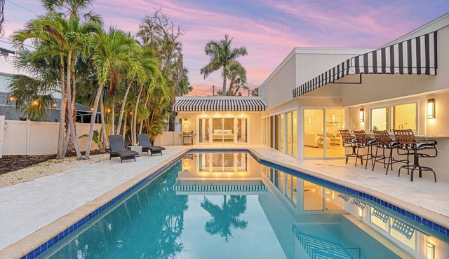 St. Armands Circle Luxe 5BR Home with Private Pool