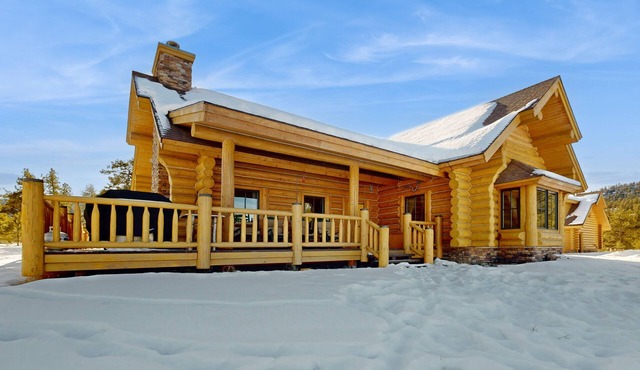 Sun-filled mountain home with large deck, games, & views - near skiing & trails
