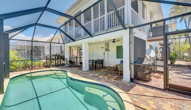 Sun Soaked Coastal Getaway, Private Heated Pool, Steps to Sugar Sand Beach!