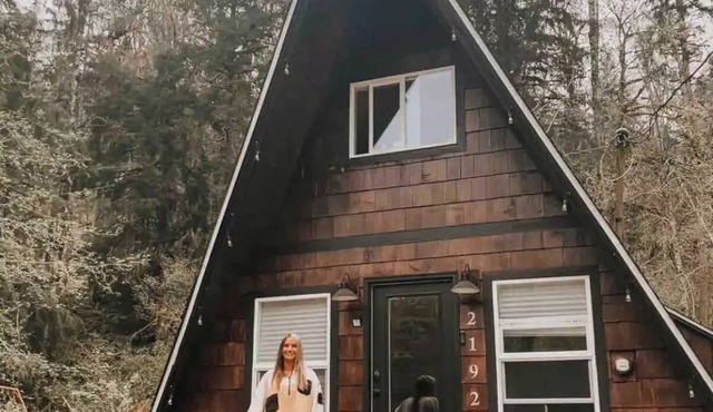That PNW Cabin, a Photographers creekside A-Frame