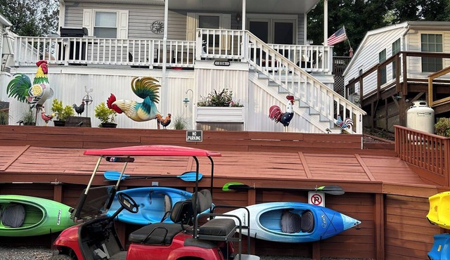 The Coop at Badin Lake - Golf Cart - Sleeps 8 - Lake View - Kayaks