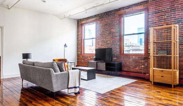 Unique South End Loft w/Pool, Art Gallery, Steps to T by Blueground