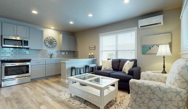 Updated bayside condo with heated pool - across the street from the beach