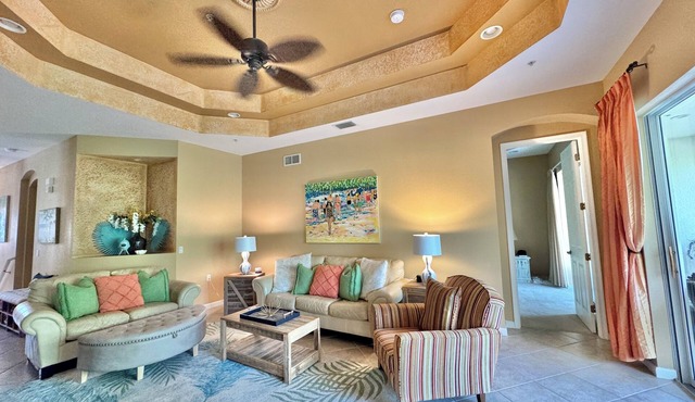 Upscale gated community with a beautiful Floridan aesthetic!
