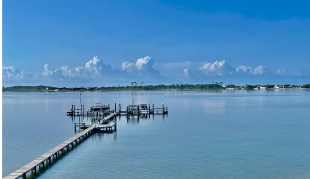 Waterfront-Beach-Swimming-Fishing-Dock-Double sized private Balcony