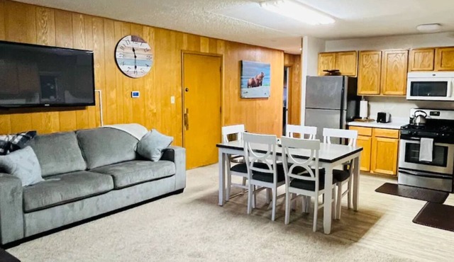 Waterfront unit! Walk to shops, dining, & trails!